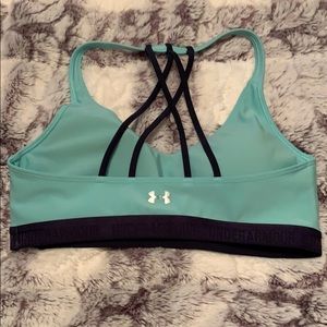 M Baby Blue UA Sports Bra